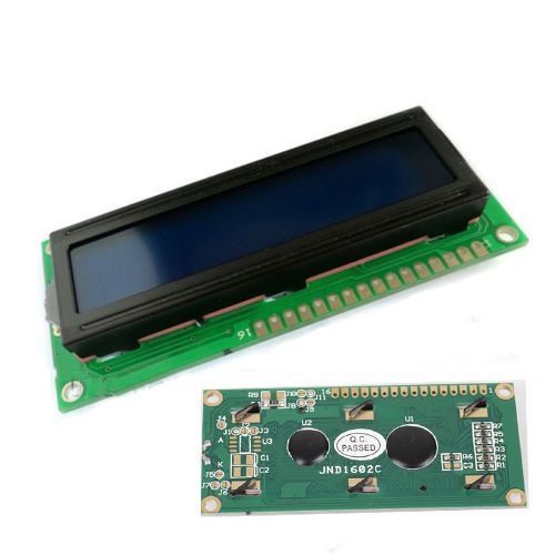 1602 16x2 character lcd display module hd44780 controller blue blacklight new for sale