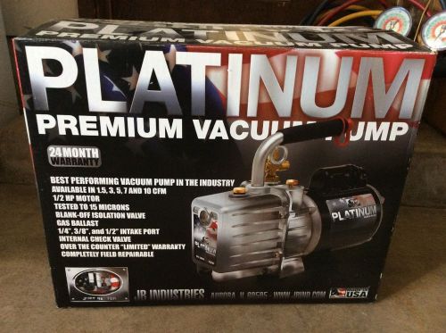 Brand new jb industries platinum (dv-200n) premium vacuum pump 7cfm 115v/60hz for sale