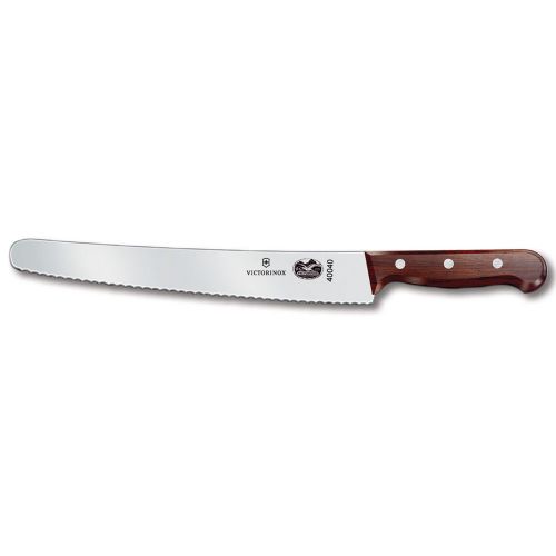 Victorinox 10.25&#034; rosewood handle bread knife 40040 by forschner swiss army for sale