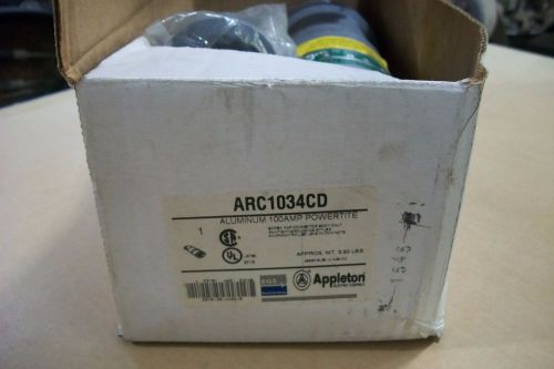 NEW APPLETON ARC1034CD 100-Amp CONNECTOR 100A 600V ACP1034CD 3W 4P