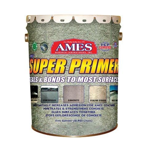 Ames 5-Gallon Super Primer Unique 100 % Pure Acrylic Elastomeric Plastic Sealant