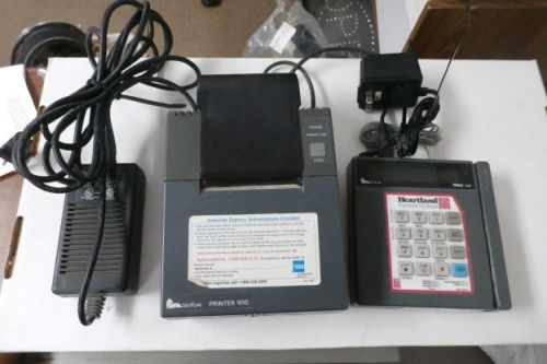 Heartland EFS Payment System Credit Card &amp; Printer VeriFone Tranz 330 TX2