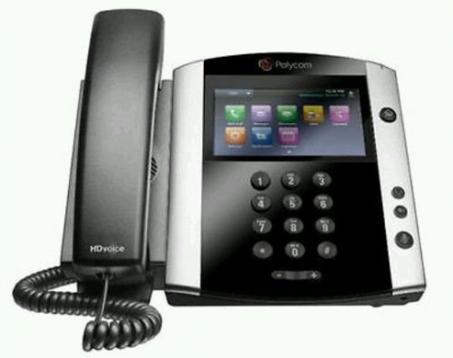 Polycom VVX 600 PoE VoIP Phone with Power Supply