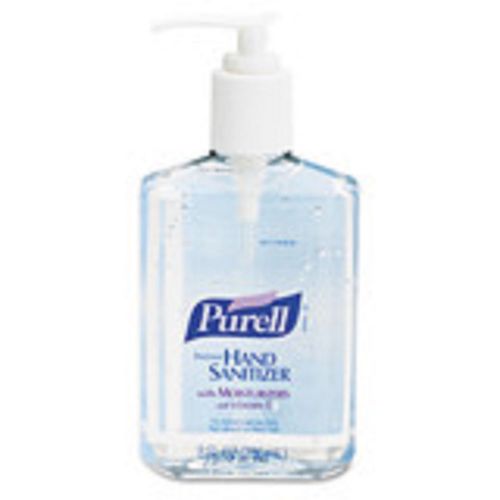 12 Lot: Purell  Hand Sanitizer w/Moisturizers &amp;Vitamin E, 8 Oz. Pump Bottle