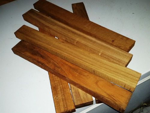 15 Boards of Exotic Teak Wood Boards Premium Marine Lumber (#T1-f)