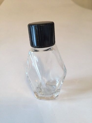 Lot of Wholesale Glass Bottles Diamond Shape 1/4 oz with Cap Quantity 20