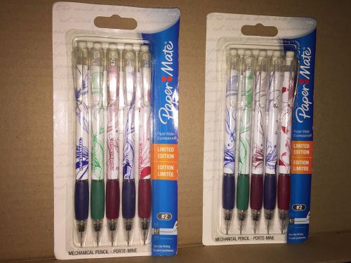 Paper Mate Expressions 0.7mm Mechanical Pencils, 5 Pack LOT OF 2