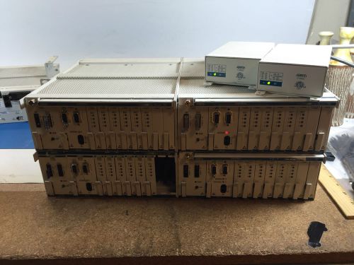***LOT OF 4 ADTRAN TOTAL ACCESS 750 WITH 2 POWER SUPPLIES AND MATRIX ** USED **
