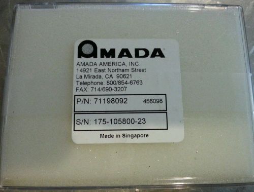 Amada CO2 Laser Optics Part#  71198092 zero phase shifter si 3.0 . New sealed