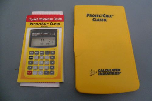 Used Project Calc Calculator Classic Calculated Industries Model 8503    0616