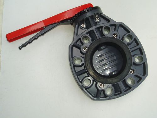 Box 2 pcs Cepex 4&#034; inch PVC-U SCH 80 butterfly ball valve with lock handles D110