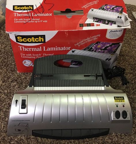 Scotch Thermal Laminator 2 Roller System TL901 Used Twice