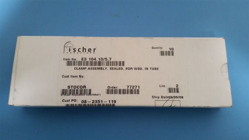 10 NEW FISCHER CONNECTOR CABLE CLAMP ASSEMBLY E3 104.13/5.7