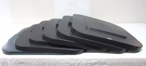 RUBBERMAID 3527 Gray grey Lid for 3526 Brute Container lot of 6
