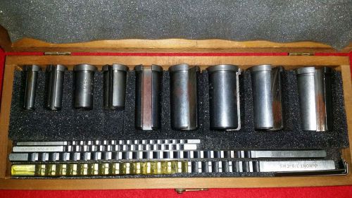 Dumont #10 broach set with collared bushings and shims for sale