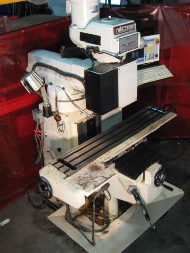 Vectrax 3 axis cnc vertical milling machine w/centroid m15 control 3 axis dro for sale