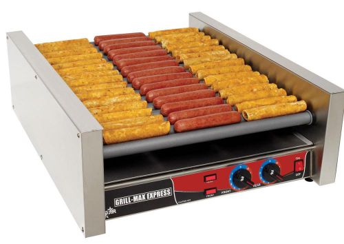 Star grill-max® stadium seated 45 hot dog chrome roller grill - x45c for sale