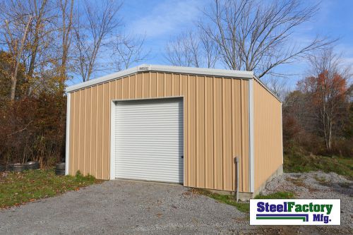 Steel factory mfg 20x30x9 galvanized metal storage steel garage building kit for sale