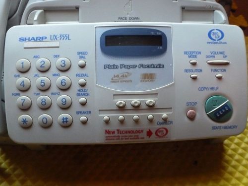 Sharp Fax Machine UX-355L Plain Paper Facsimile