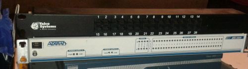 1ea. Adtran MX2800 Mux  1ea. Patch Panel  One set ( 2ea. cables 6ft)