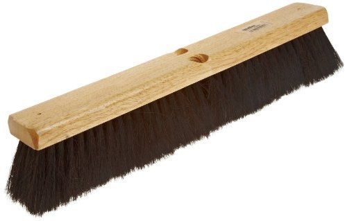 Weiler 42002 Horsehair Fine Sweep Floor Brush, 2-1/2&#034; Head Width, 24&#034; Overall