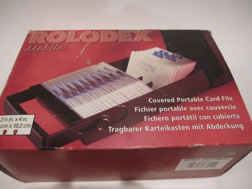 Rolodex Mobile RC-24 Portable Covered Organizing System 67451 -NEVER USED NIB