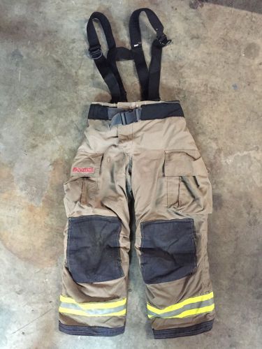 Globe Firefighter Pants / Turnout Gear w/ Suspenders - Size 36X30 - NICE!!!