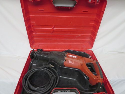 Used hilti orbital reciprocating saw w/case wsr-1250-pe construction woodworking for sale