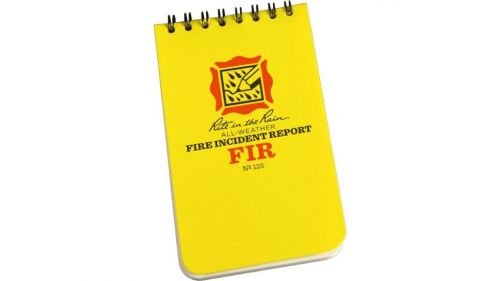 Rite in the Rain 125 All-Weather Fire Incident Report Notebook, 3&#034; x 5&#034;