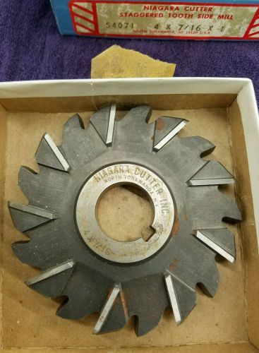 Niagara slitting cutter end mill 4 inch diameter new old school for sale