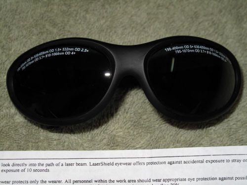 NoIR LaserShields ML7 Frame #35 Multi-Wavelength Laser Protective Glasses/Case
