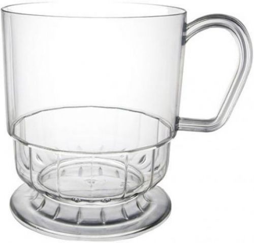 Disposable Coffee Mugs, Clear (Pack Of 10)