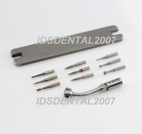 Dental Restorative V Tip V30 Type with 9 pcs Burs Compatible EMS Scaler