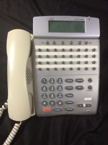 NEC Dterm 80 Telephone DTH-32B-1 (White) Office Phone Used H0508F