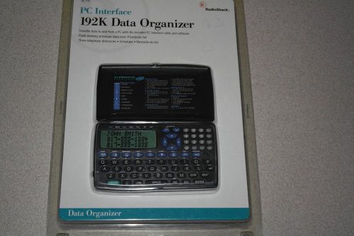 RadioShack 192K Data Flash Memory Organizer 65-779 PC Interface electronic list