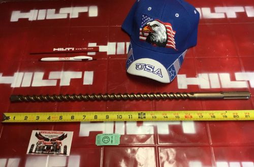 Hilti bit sds max 5/8&#034; x 21-1/2&#034; preowned, with free hat, pen, fast shipping for sale