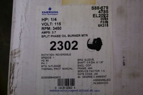 Emerson (#2302) 1/4HP Oil Burner Motor