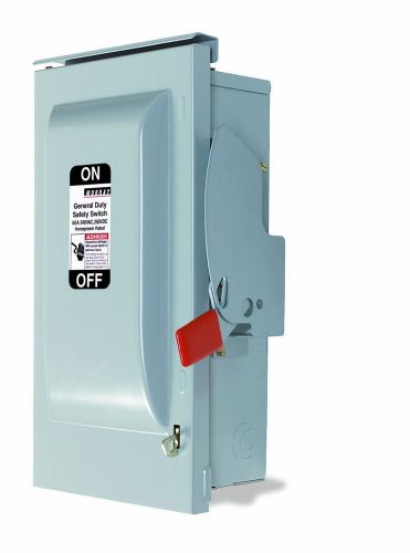 MURRAY SIEMENS GHN322NW 60A Fusible Disconnect, 2 Pole, 240-Volt, 3 Wire