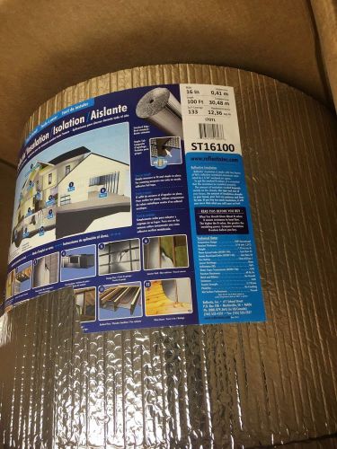 Reflectix 16&#034; x 100ft double reflective insulation with staple tab for sale