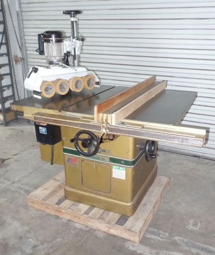POWERMATIC 72 12&#034; TO 14&#034; TABLESAW WITH STEFF FEEDER 3 PHASE 7.5HP BALDOR