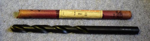 Cleveland Twist Drill Bit Cle-Forge No. 950 High Speed Straight Shank 31/64