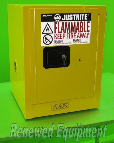 Justrite 890420 sure-grip ex 29004 4-gal flammable liquid storage cabinet #2 for sale