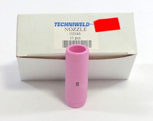 10 Alumina Ceramic Cup Nozzles 10N46 #8 (1/2&#034;) for TIG Welding Torch 17/18/26