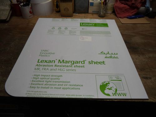 Lexan Margard Abrasion Resistant MR FRA HLG Bronze  26 13/16&#034;X 23 11/16&#034;X 3/16&#034;