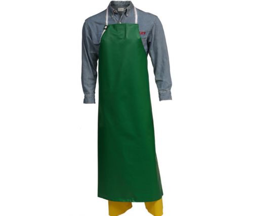 Brand new tingley  bib apron, green, 48&#034; length, 38&#034; width, pvc material, ea, 1 for sale