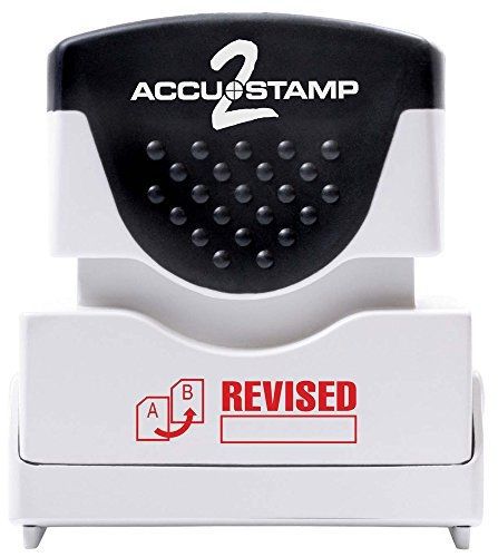 AccuStamp ACCUSTAMP2 Message Stamp with Micro ban Protection, REVISED, Pre-Ink,