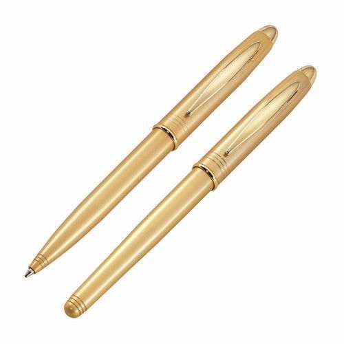 Gold  Roller Pen And Ball Point Pen Set