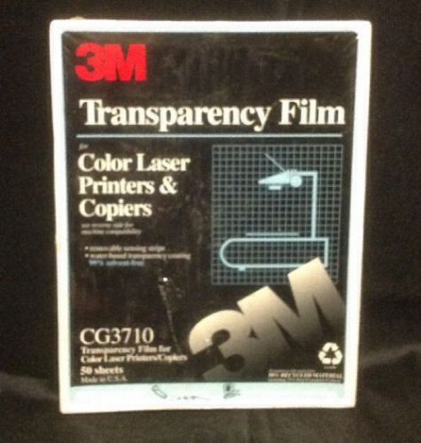 3M Transparency Film for Color Laser Printers &amp; Copiers CG3710