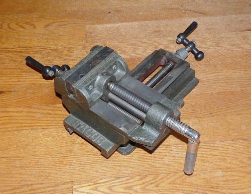Jacob no. 100 4 inch cross slide machinist vise machining drill press holder for sale