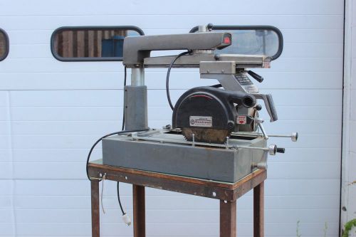 Single phase delta rockwell deluxe 105 radial arm saw 33-310 for sale